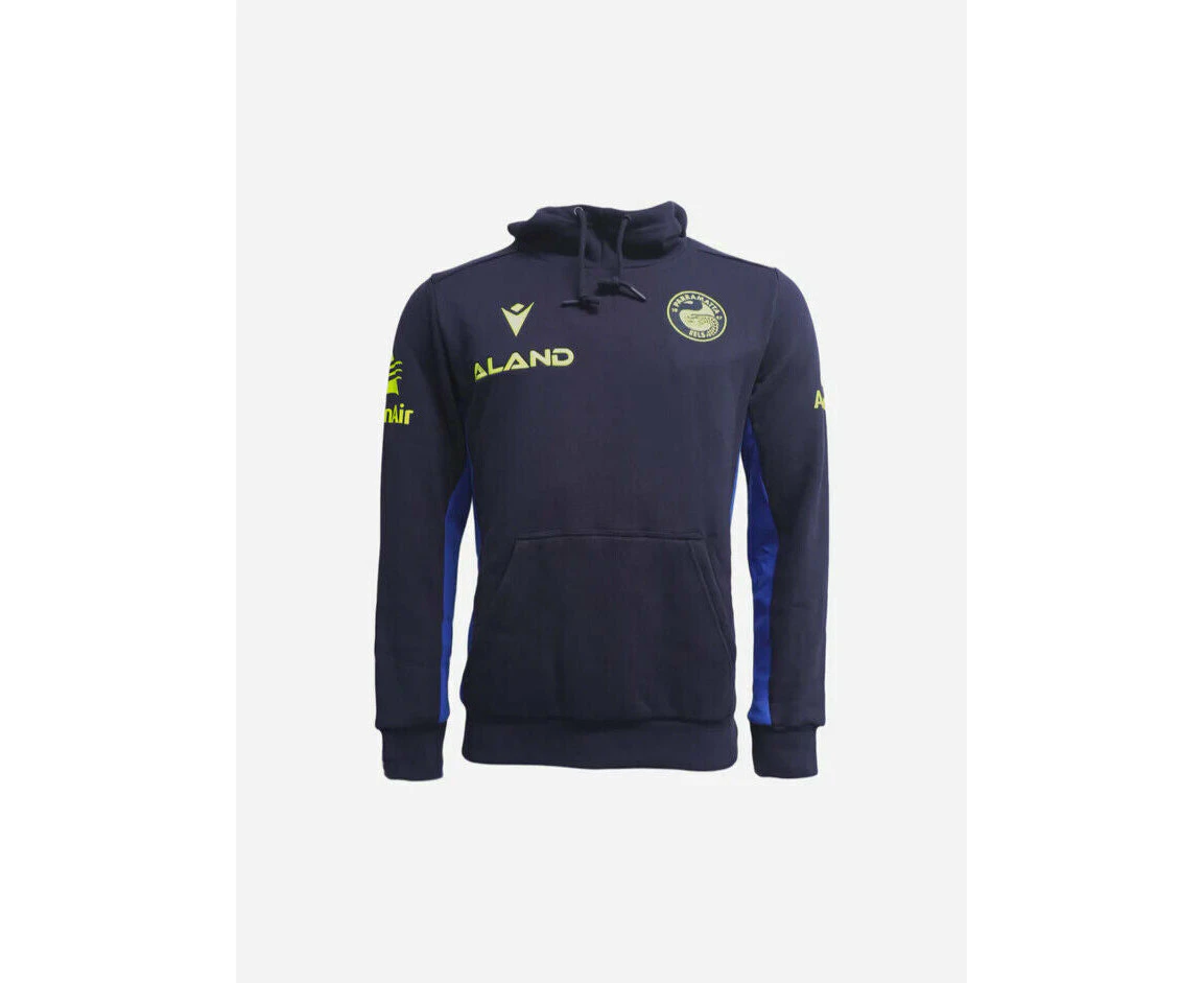 NRL 2024 Travel Hoodie - Parramatta Eels - Navy - Adult - Mens - Hoody - Jumper