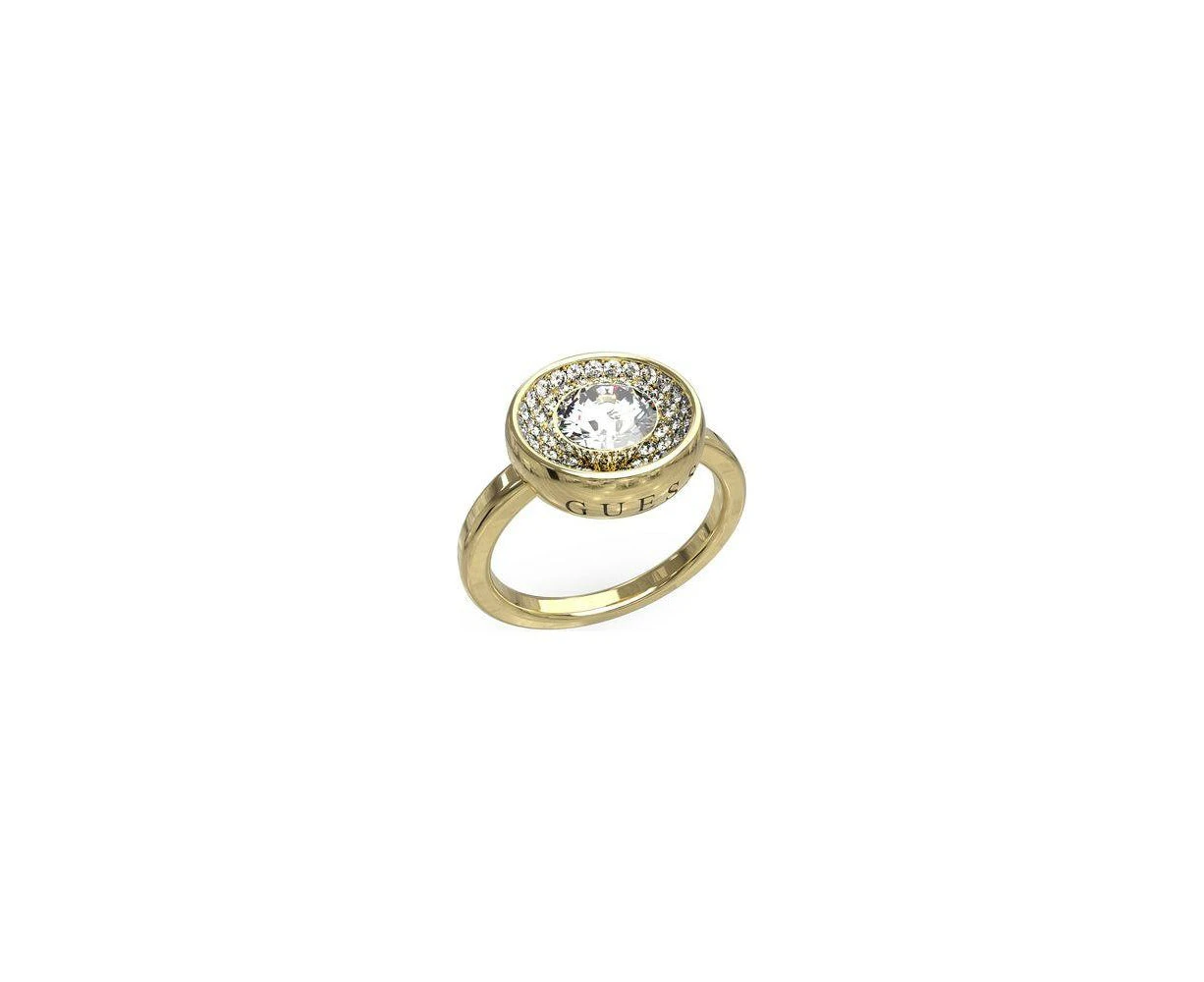 Guess Jewels Gold Tone Stainless Steel Ring Mod. Jubr03397jwyg56