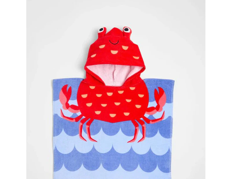 Target Kids Hooded Beach Towel - Cooper the Crab