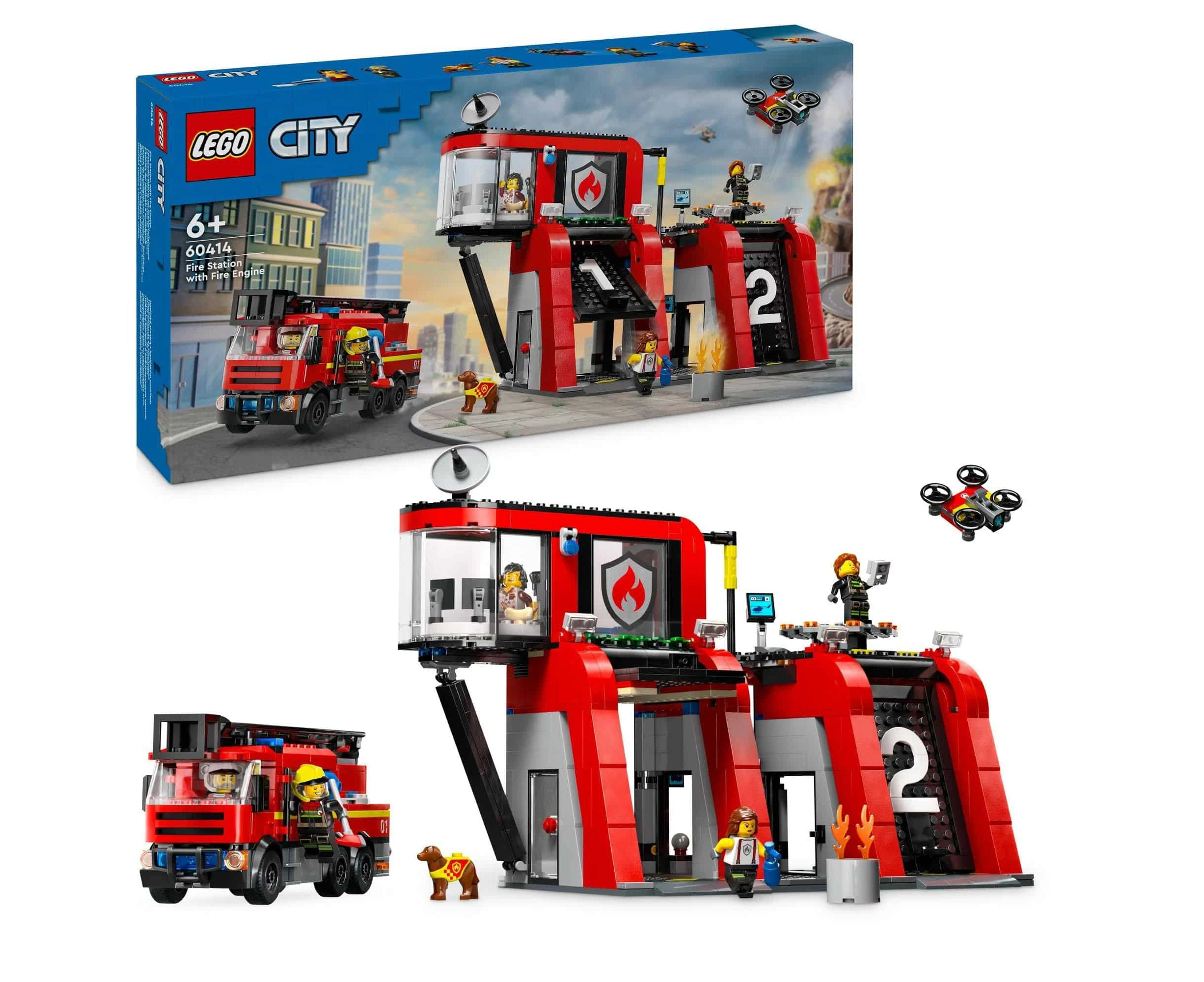 LEGO City Fire Downtown Fire Brigade 60216 Catch