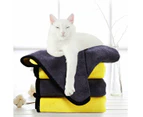 Pet Dog Cat Bath Towel Microfiber Cloth