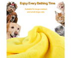 Pet Dog Cat Bath Towel Microfiber Cloth