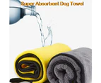 Pet Dog Cat Bath Towel Microfiber Cloth