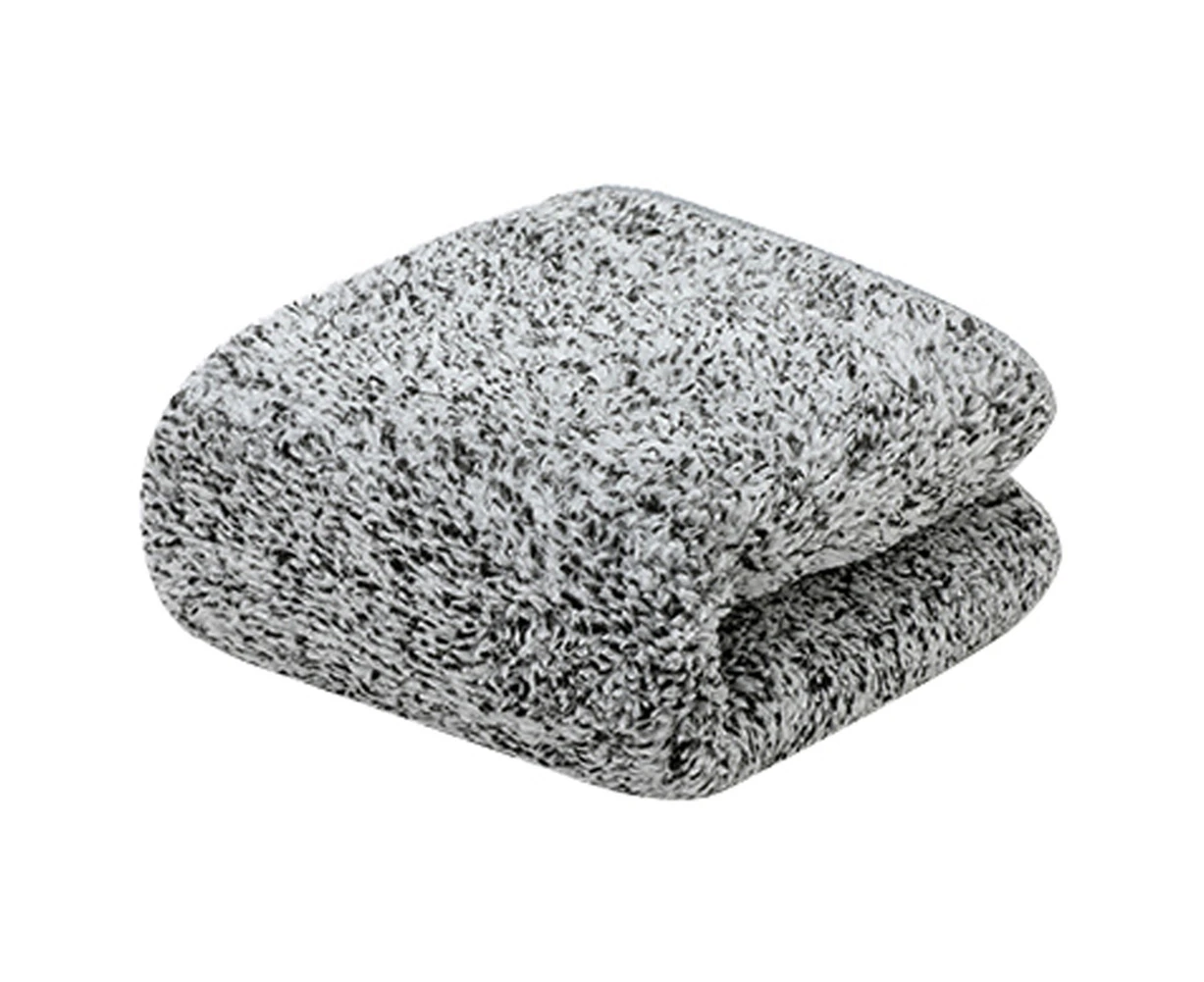 Soft Bamboo Charcoal Fiber Towel  Face Towel Comfortable Simple Adult Thickened Washcloth #01