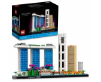 Lego® Architecture Singapore 21057 Building Kit; Collectible Build-and-display Model For Adults; Toy Set For Architecture And Craft Hobbies