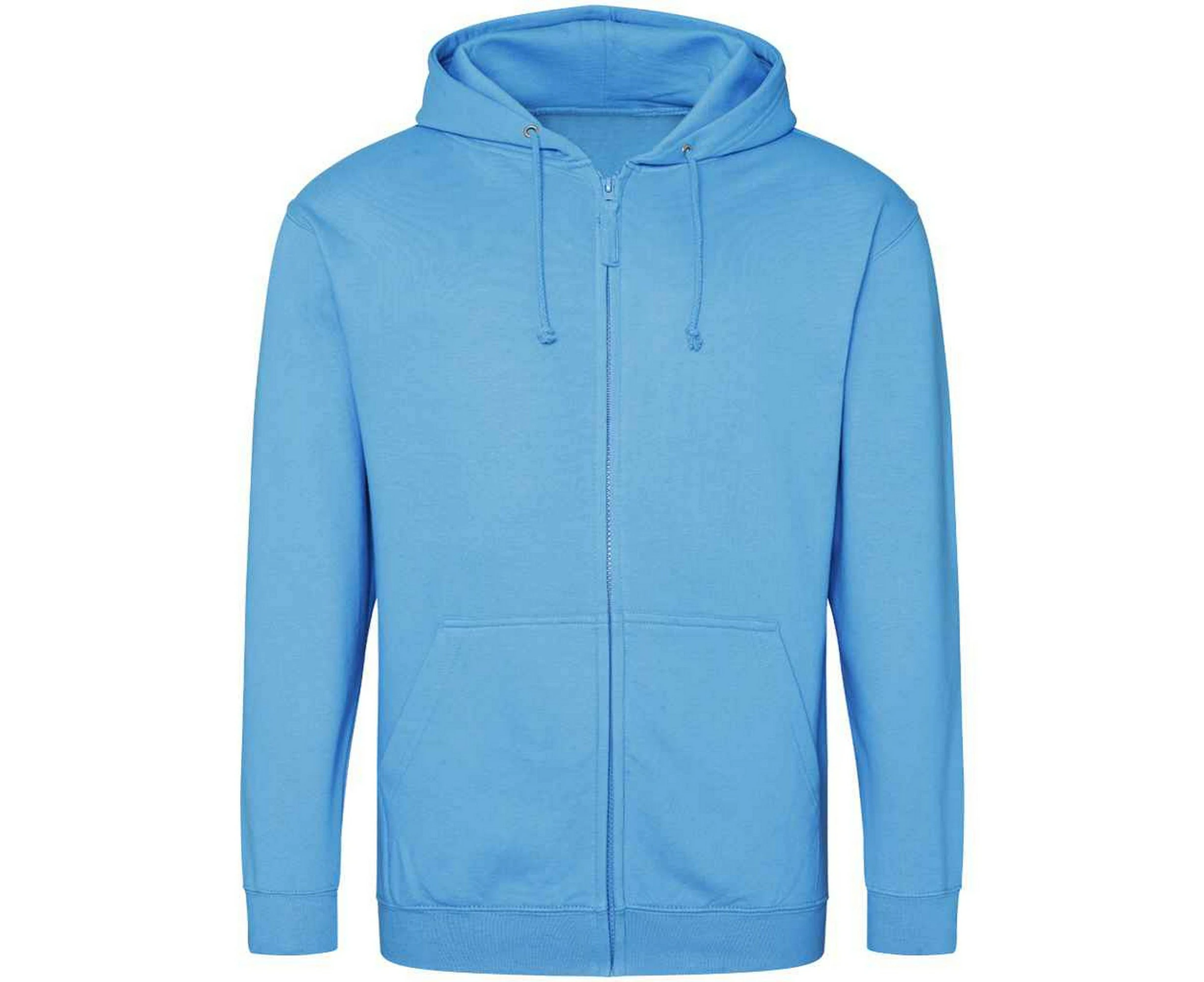 Awdis Mens Full Zip Hoodie (Hawaiian Blue) - PC5104