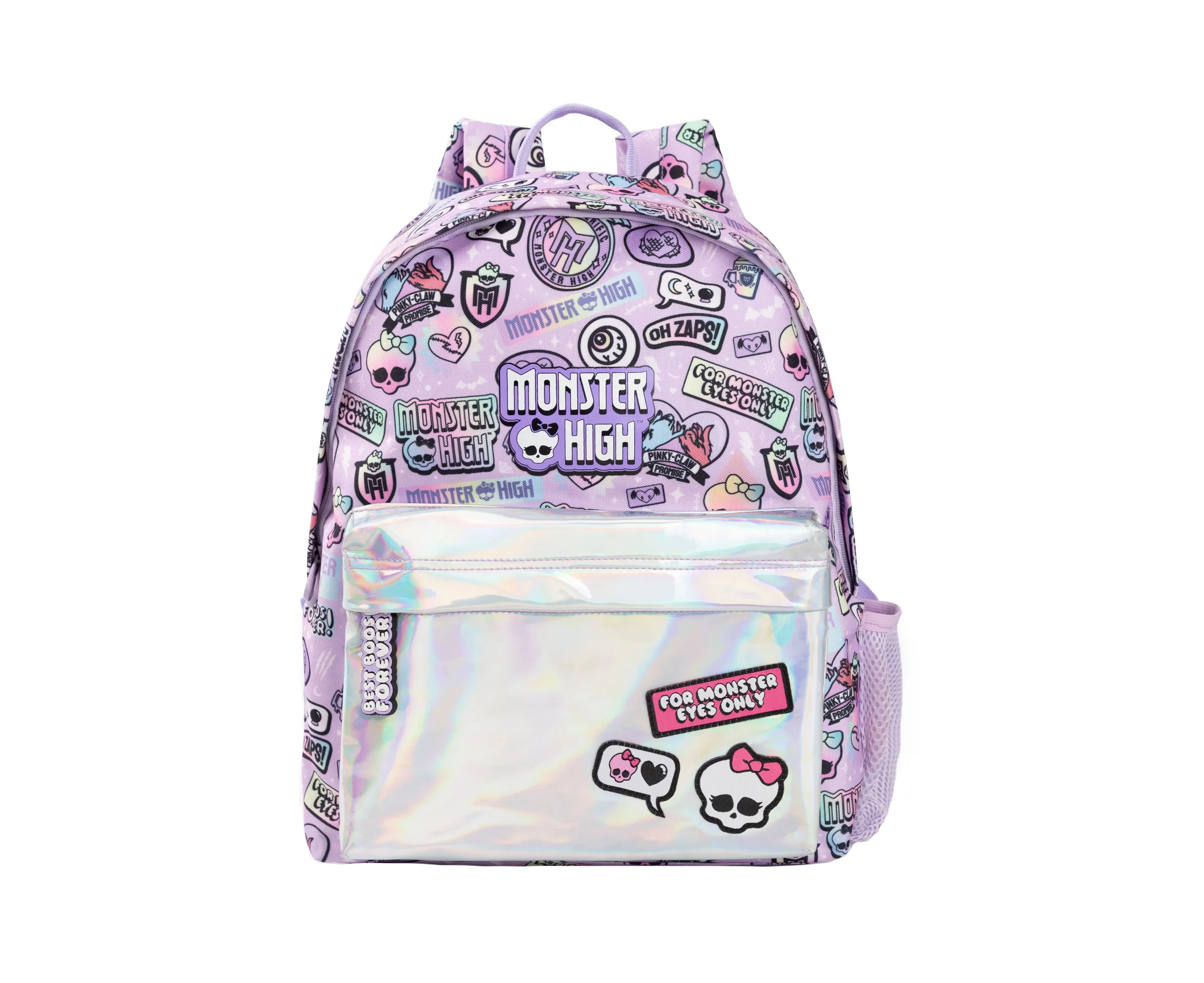 Monster High Holographic Backpack (Purple/Silver) - NS8476