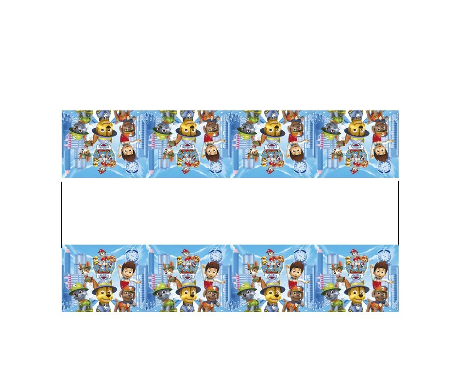 Boys Paw Patrol Tablecloth Birthday Decorations Party Supplies 108x180cm