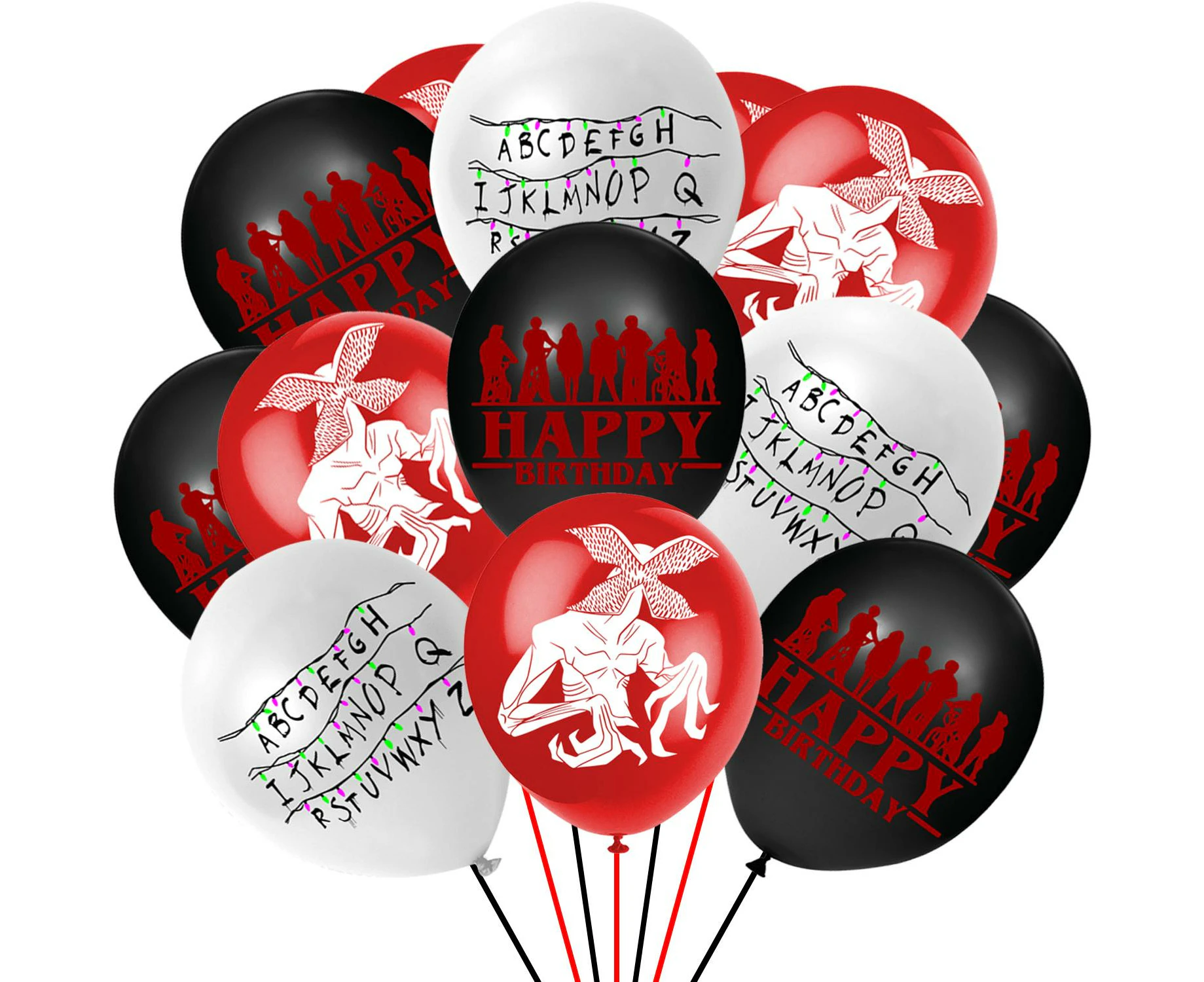 18PC Stranger Things Balloons Birthday Decorations Party Supplies