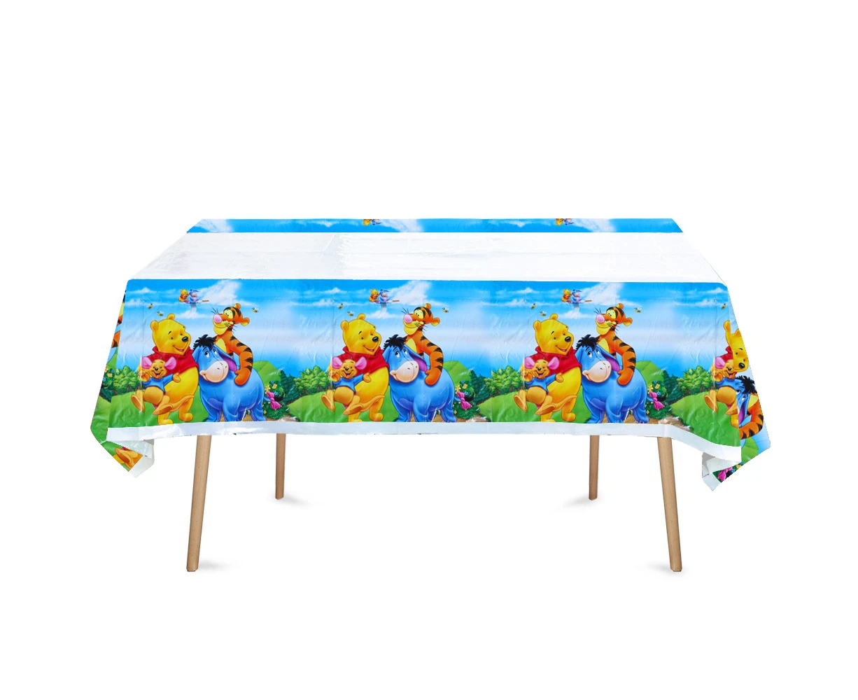 Winnie the Pooh Tablecloth Birthday Decorations Party Supplies 108x180cm