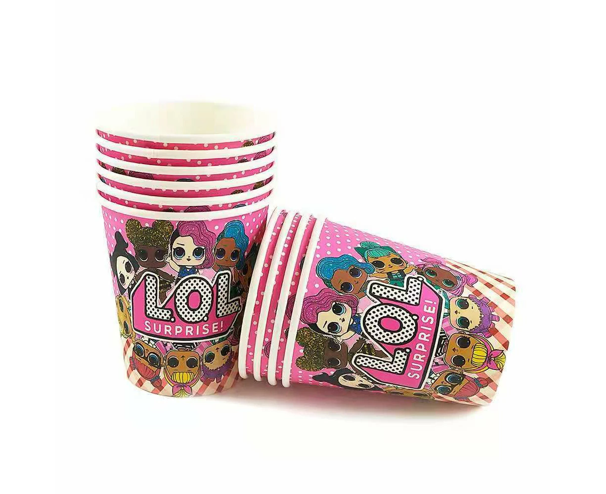 10PC LOL Surprise Cups Birthday Decorations Party Supplies