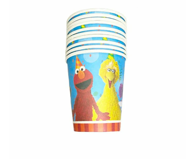 10PC Sesame Street Cups Birthday Decorations Party Supplies