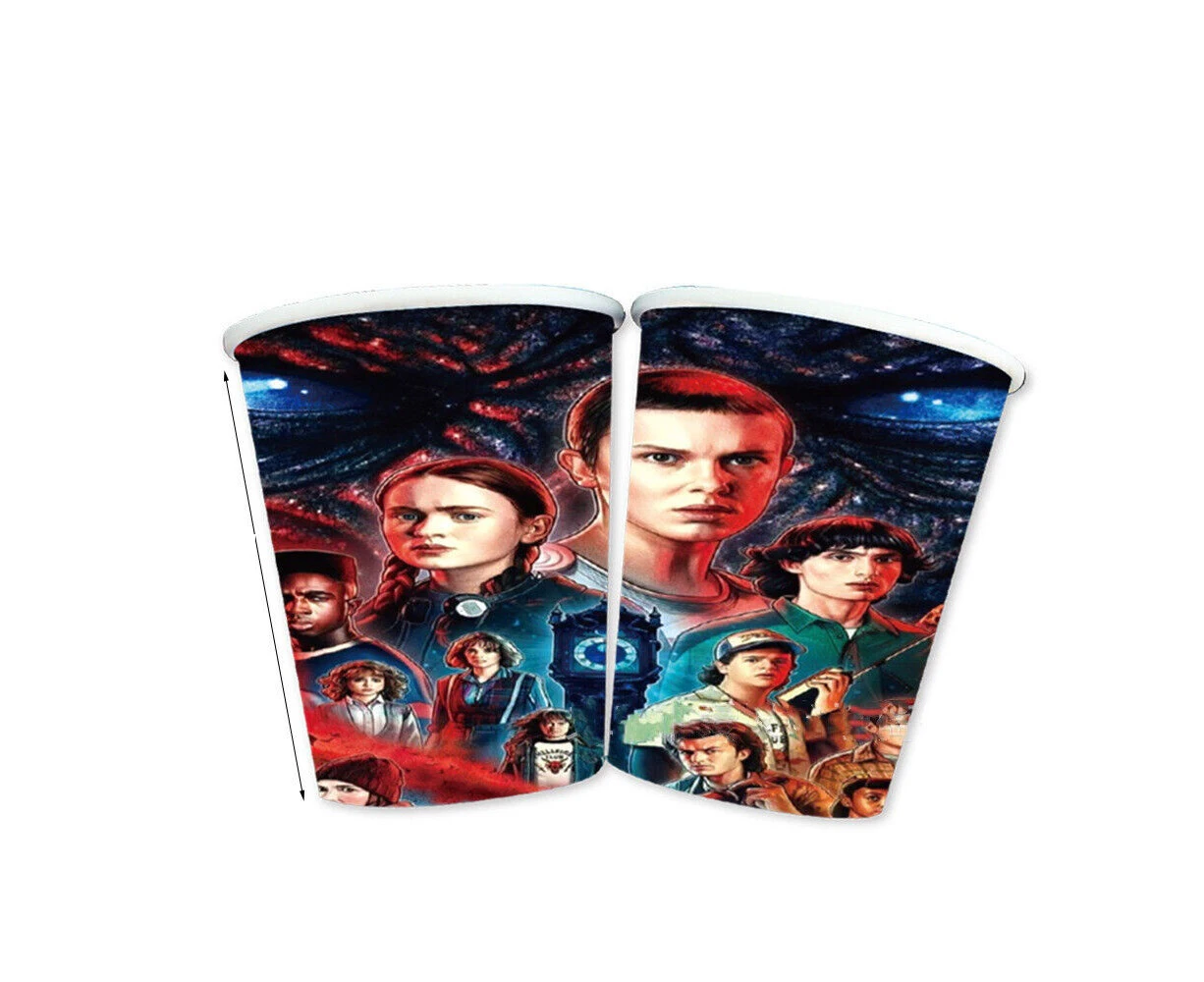 10PC Stranger Things Cups Birthday Decorations Party Supplies