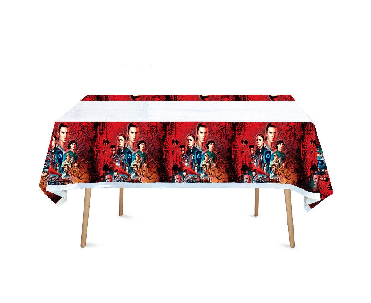 Stranger Things Tablecloth Birthday Decorations Party Supplies 108x180cm