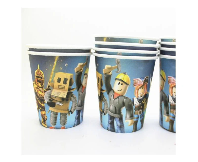 10PC Roblox Cups Birthday Party Supplies Decorations