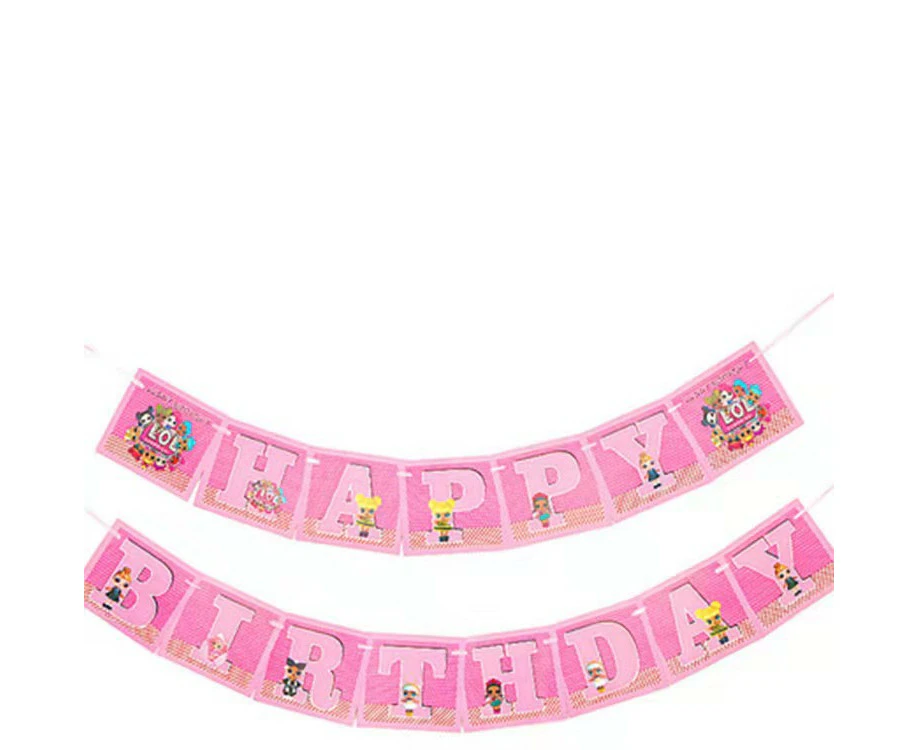 LOL Surprise Birthday Banner Party Supplies Birthday Decoration