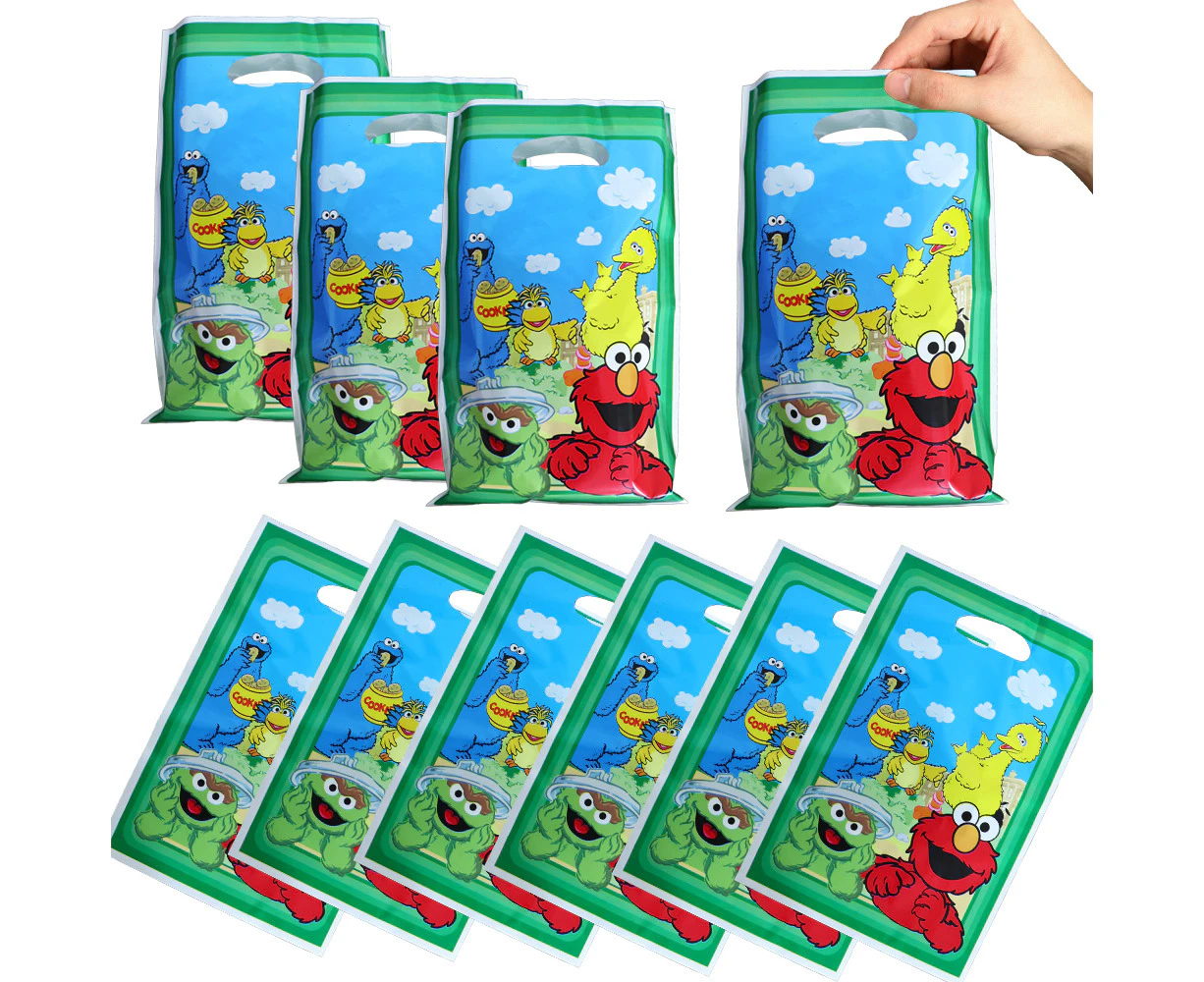 10PC Sesame Street Loot Bags Candy Bag Birthday Party Favours Decoration