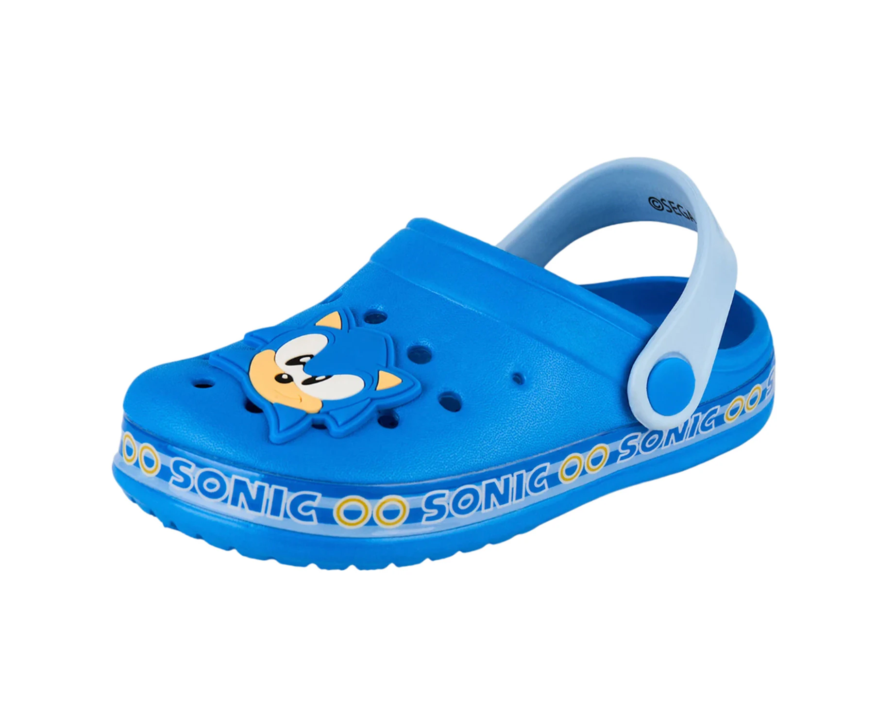 Sonic The Hedgehog Boys Clogs (Blue) - NS8456