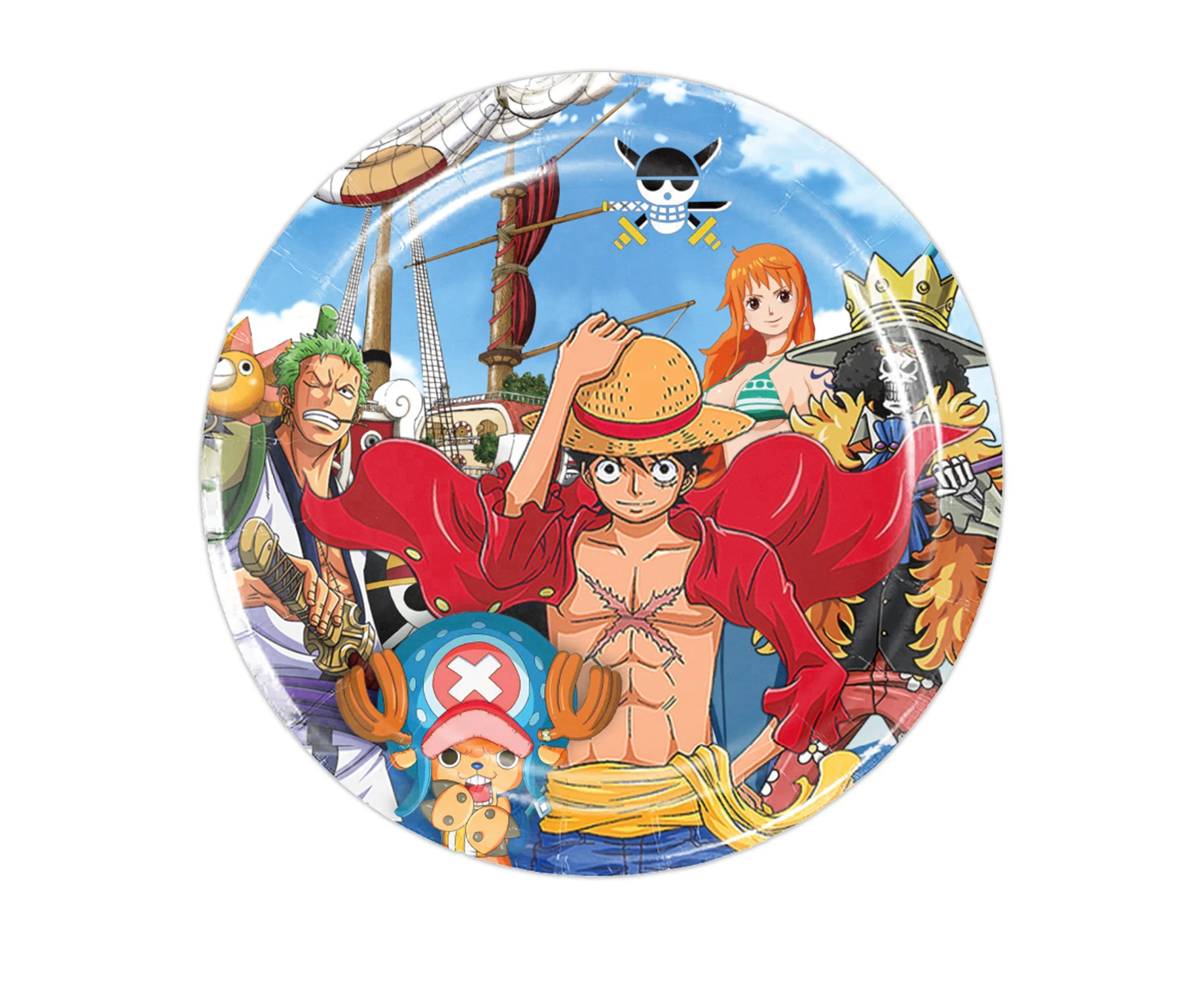 10PC One Piece Plates 9" Birthday Decorations Party Supplies