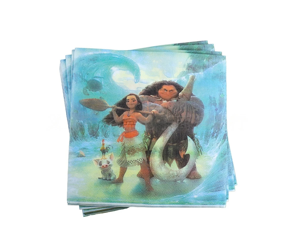 20PC Moana Napkins Birthday Decorations Party Supplies