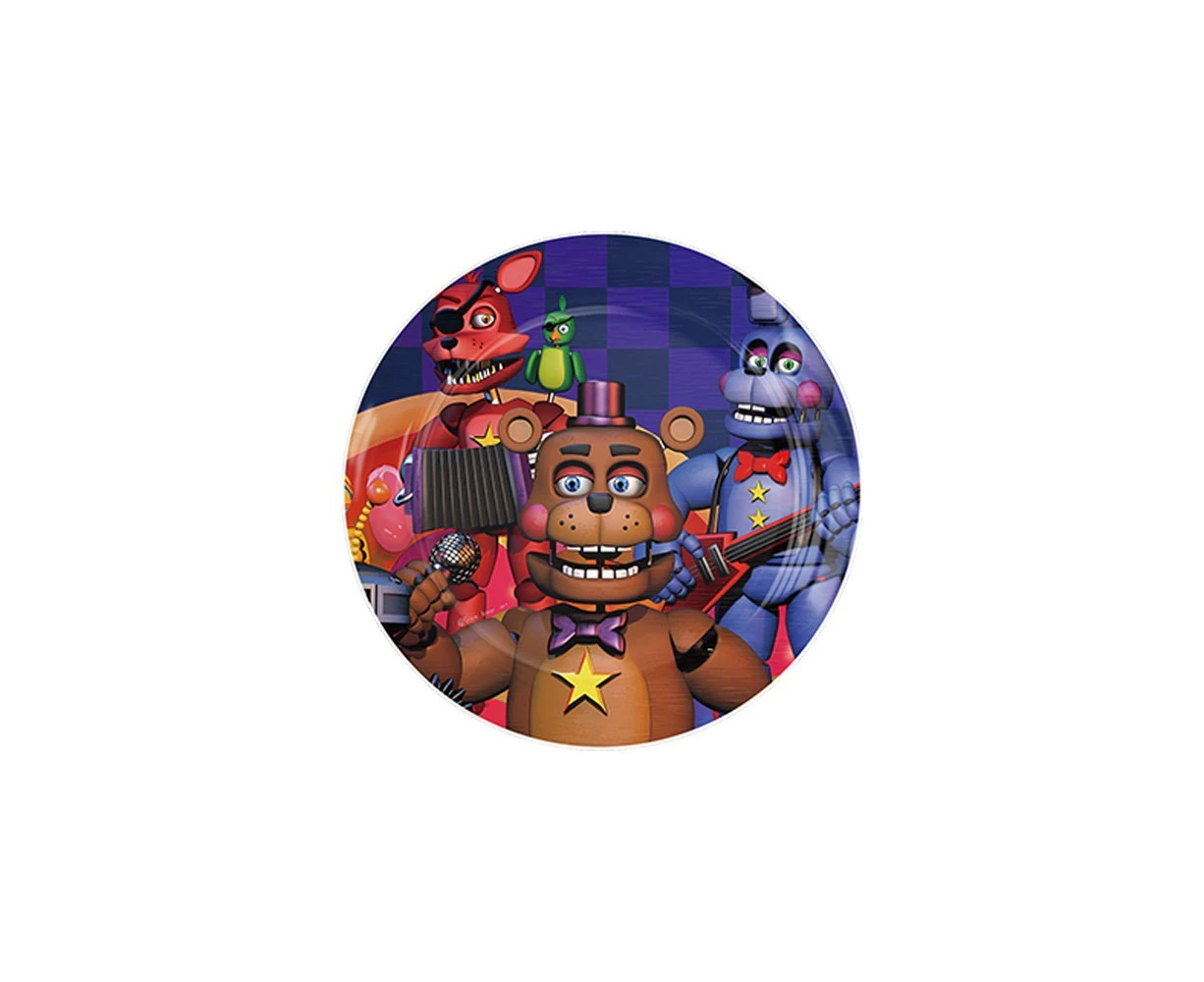 10PC Five Nights at Freddys Plates 7" Birthday Decorations Party Supplies