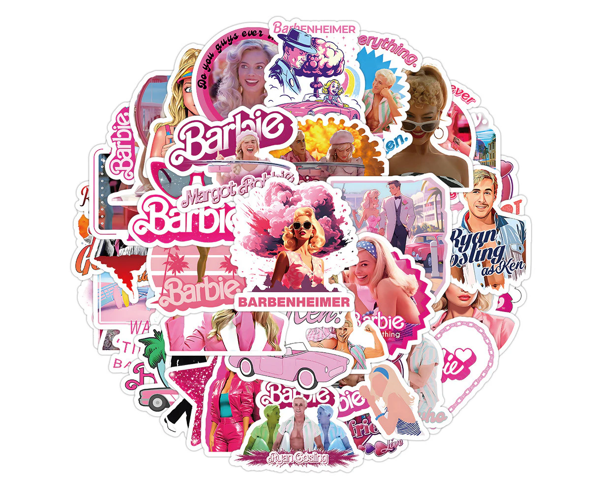 50PC Barbie Movie Stickers Birthday Party Favors Loot Bag Fillers