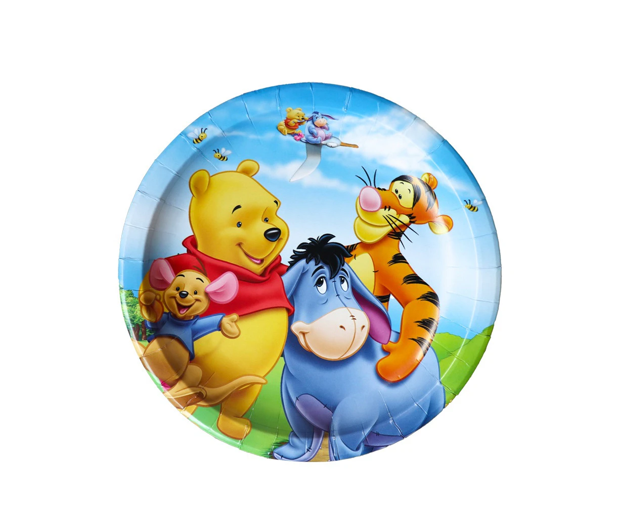 10PC Winnie the Pooh Plates 7" Birthday Decorations Party Supplies