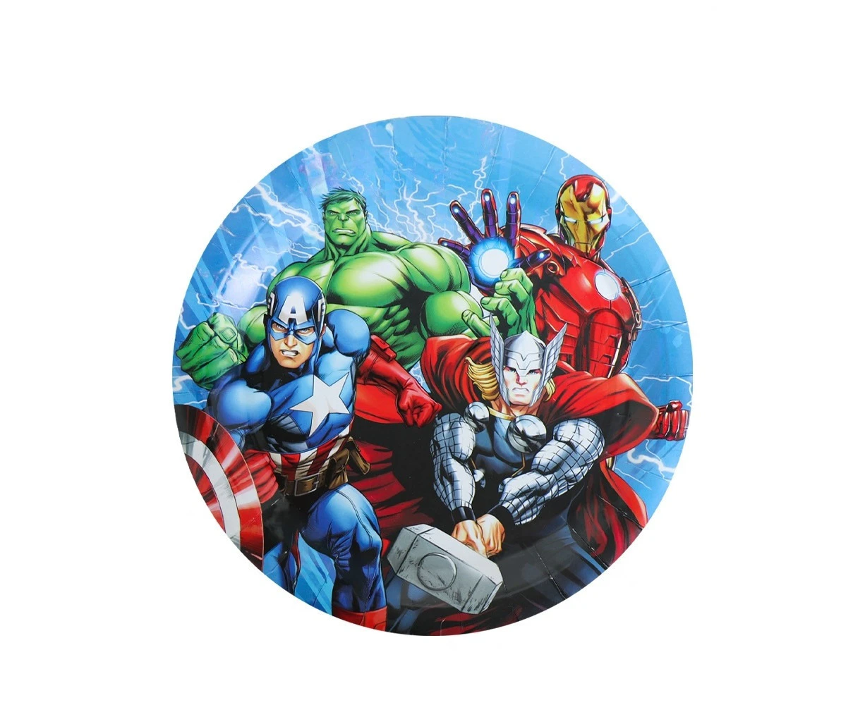 10PC Superhero Avengers Plates 7" Birthday Decorations Party Supplies