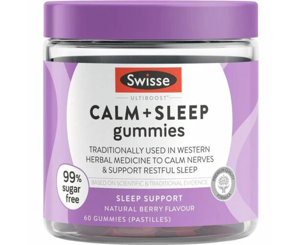 Swisse Calm & Sleep Gummies 60 Pack