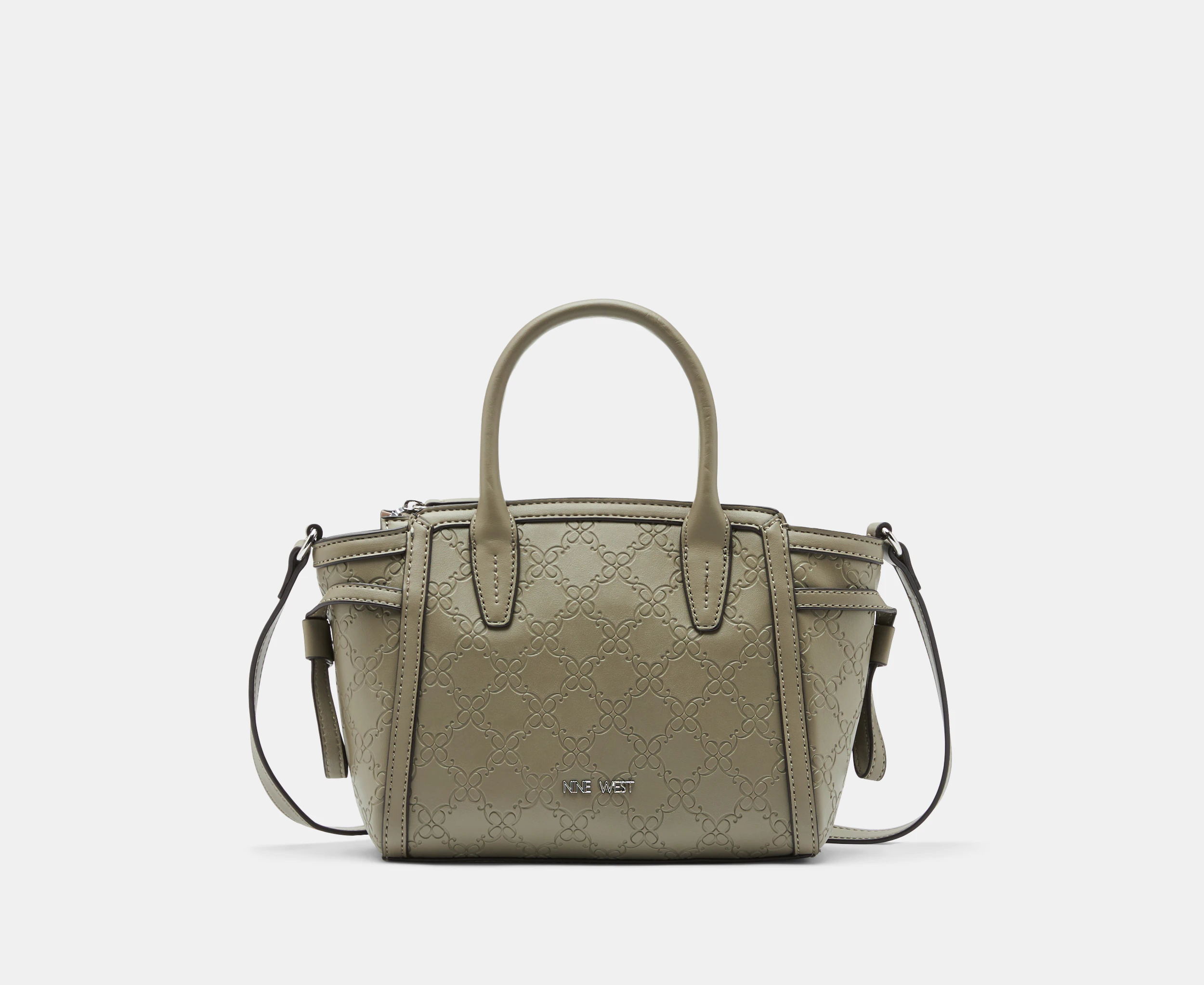 Nine West Kyler Small Satchel Bag - Faded Army