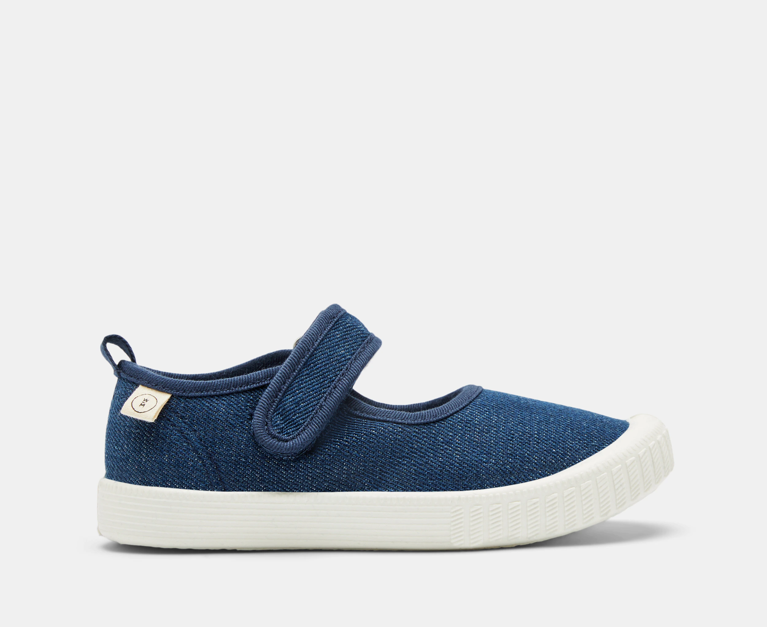 Walnut Melbourne Girls' Mary Jane Canvas Shoes - Denim