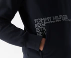 Tommy Hilfiger Men's Badged Graphic Zip Mock Sweatshirt - Desert Sky