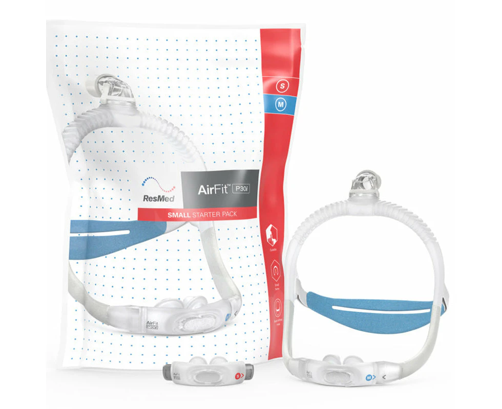 ResMed AirFit P30i Nasal Pillow Mask Standard Starter Pack