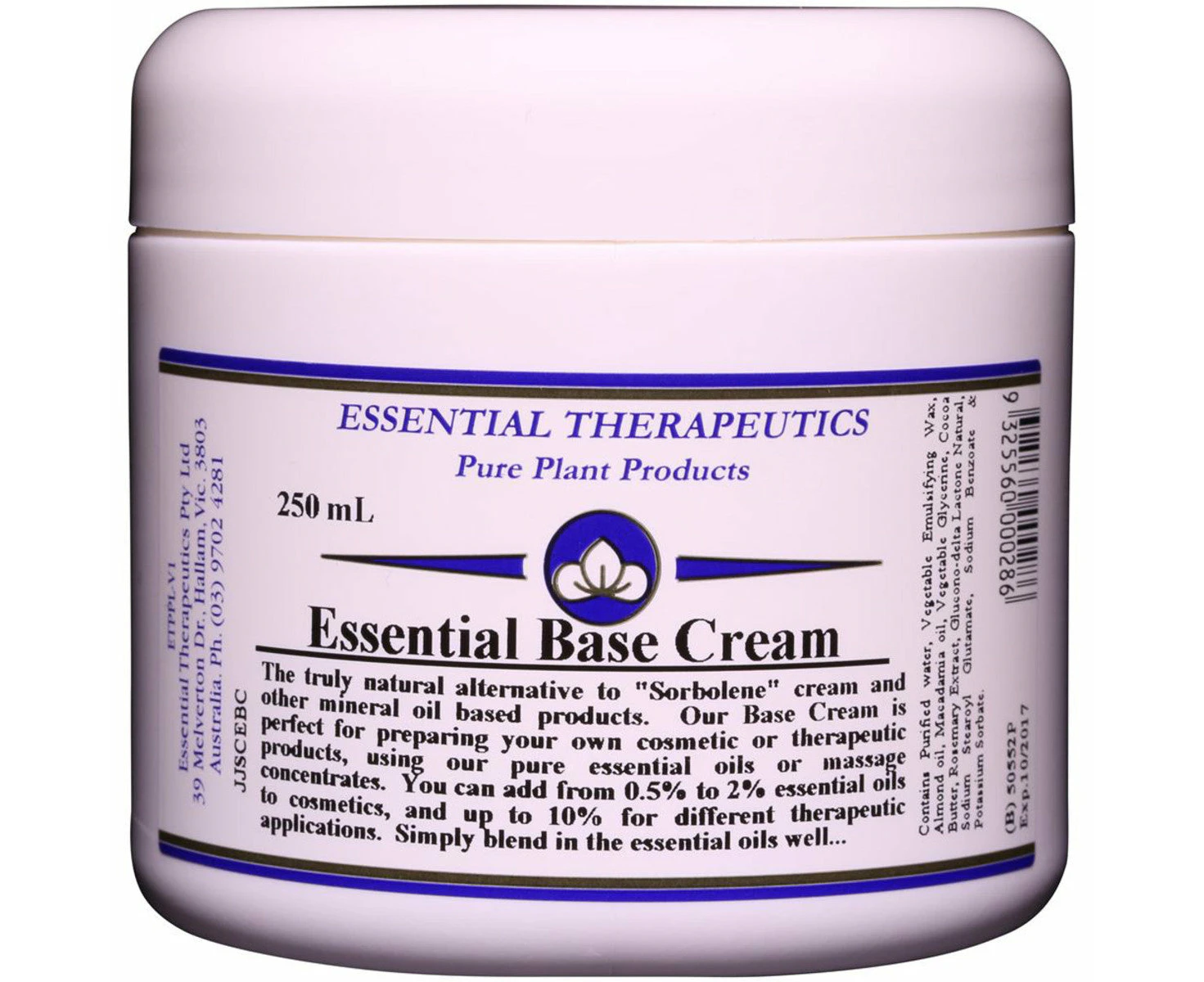 Essential Therapeutics Essential Base Cream 250ml