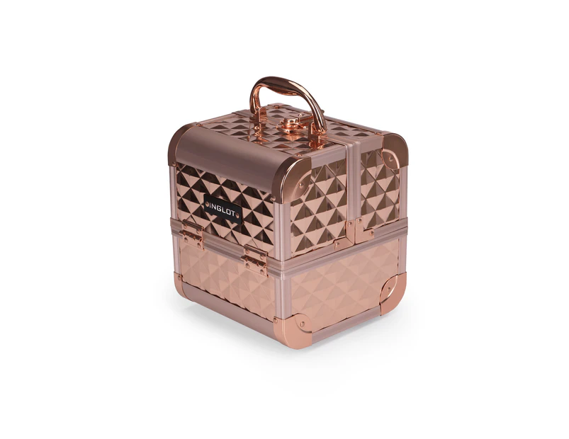 INGLOT COSMETICS MAKEUP CASE DIAMOND MINI ROSE GOLD (MB152M BIG DIAMOND K107 4)