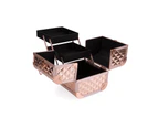 INGLOT COSMETICS MAKEUP CASE DIAMOND MINI ROSE GOLD (MB152M BIG DIAMOND K107 4)