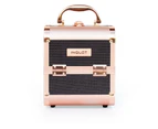 INGLOT COSMETICS MAKEUP CASE BLACK & ROSE GOLD (MB152M)