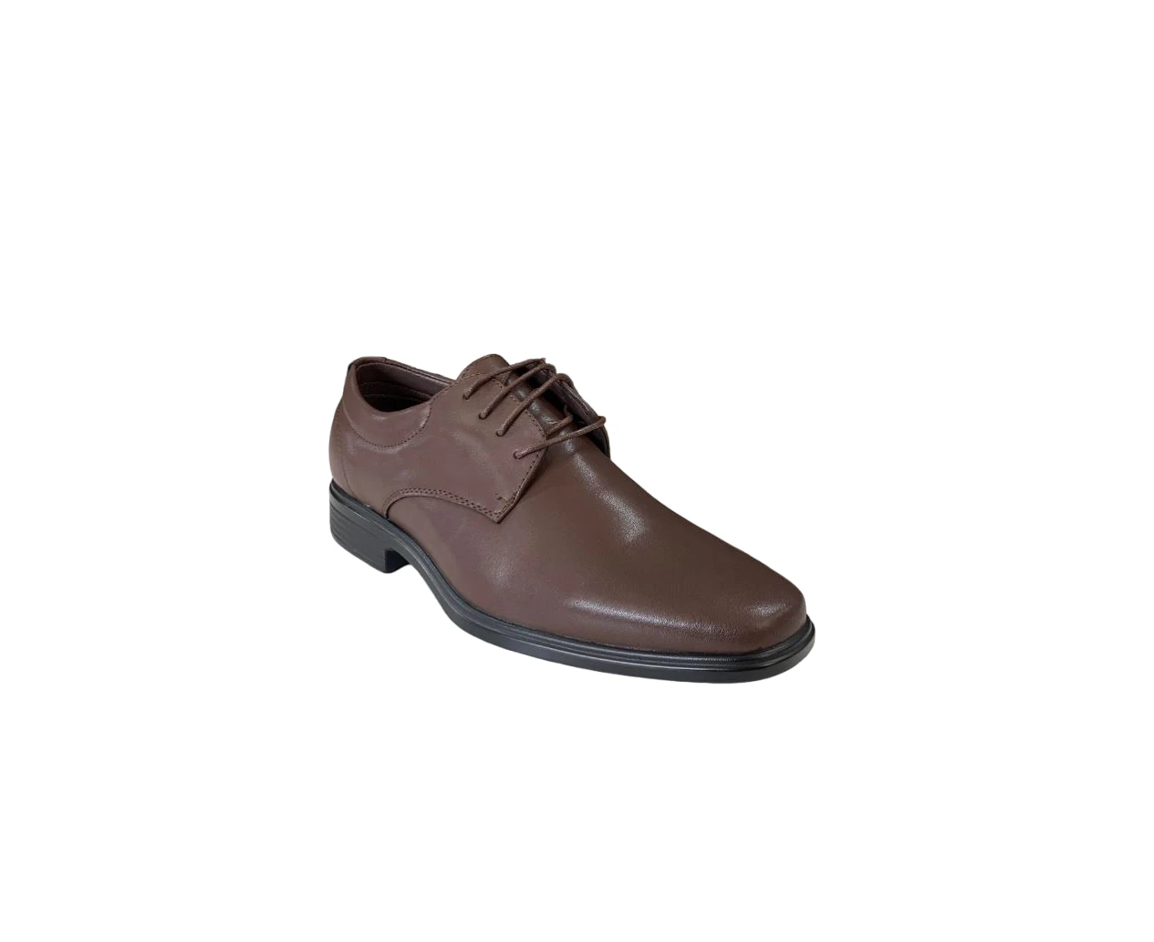 Mens Natural Comfort Skyway Brown Work Formal Dress Shoes - Brown