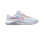 Womens Nike Legend Essential 3 Grey/Red Athletic Workout Shoes