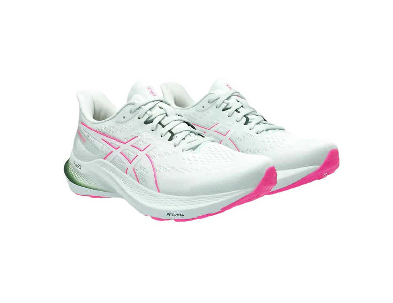 Womens Asics Gt-2000 12 Aqua/White Athletic Running Shoes - Aqua/White