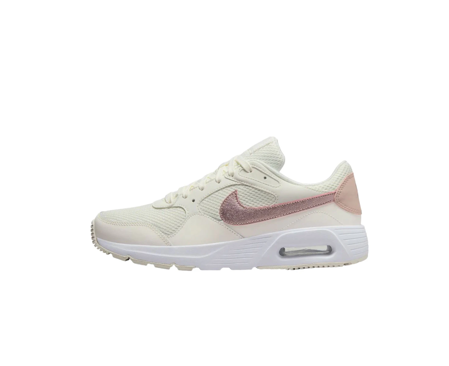 Womens Nike Air Max Sc Se Sail/ Pink Oxford Athletic Shoes