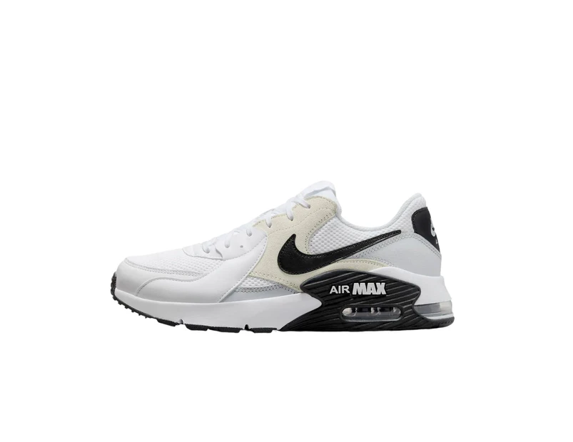 Mens Nike Air Max Excee 365 White/ Black/ Pure Platinum Athletic Shoes