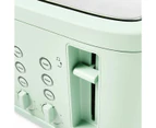 4 Slice Soft Touch Toaster, Green - Anko