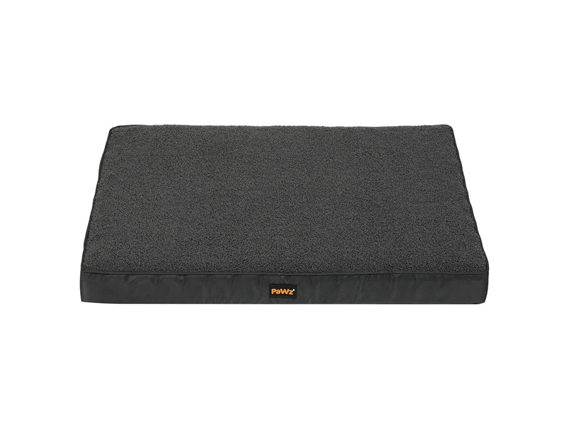 PaWz Pet Calming Orthopaedic Foam Mattress Removable Washable M L XL XXL Grey