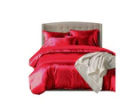 Dreamz Silk Satin Quilt Duvet Cover Set Single Double Queen King