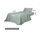 Dreamz Fitted Sheet Set Bamboo King Single Double Queen Charcoal Summer 4PCS