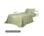 Dreamz Fitted Sheet Set Bamboo King Single Double Queen Charcoal Summer 4PCS