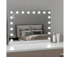 Embellir Makeup Mirror 80x58cm Hollywood Vanity with LED Light Tabletop Wall