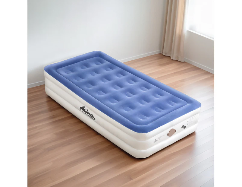 Weisshorn Air Mattress Single Inflatable Bed 46cm Cube Airbed