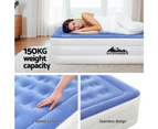 Weisshorn Air Mattress Single Inflatable Bed 46cm Cube Airbed